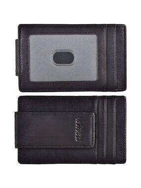 Money Clip, Front Pocket Wallet, Leather RFID Blocking Strong Magnet thin Wallet